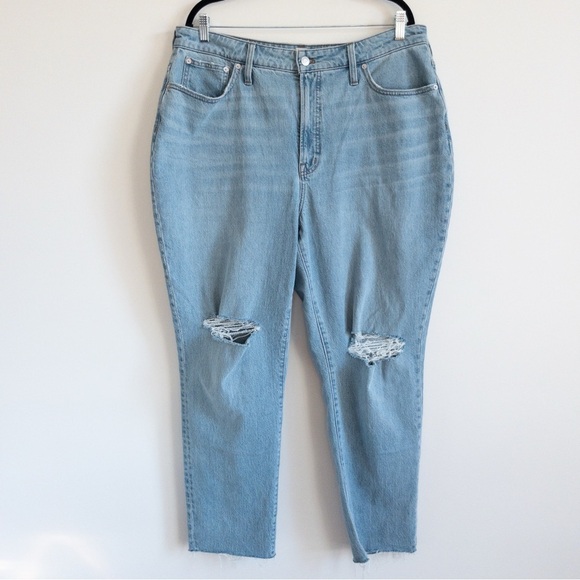 Madewell Light Wash The Curvy Perfect Vintage Jeans Plus Size - Picture 2 of 11